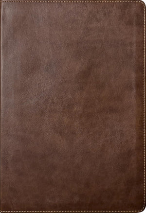 Biblia NTV Letra Súper Gigante Filament Símil Piel Café Rústico