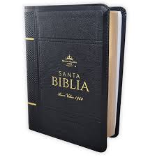 Image of Biblia RVR 1960 Letra Grande Tamaño Manual Neoclassic Negro Símil Piel