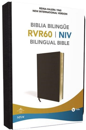 Biblia RVR 1960 NIV Bilingüe Símil Piel Negra