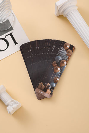 Pack 30 Marcadores de Libro en Caja de Cartón Feliz Cumpleaños