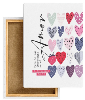 Mini Canvas - Amor