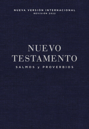 Biblia NVI Nuevo Testamento Bolsillo Azul Añil Rústica