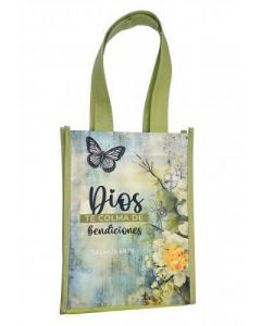 Bolsa Tote Bag Pequeña a Todo Color Dios Te Colma