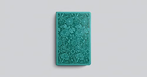 Image of ESV PREMIUM GIFT BIBLE (TRUTONE, TEAL, FLORAL DESIGN)