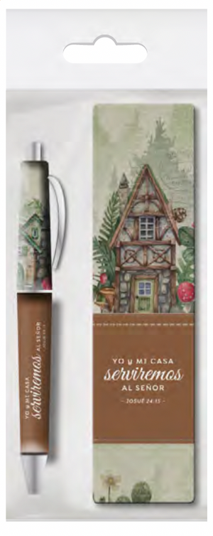 Pack Bolígrafo con Marcador de Libro Yo y Mi Casa