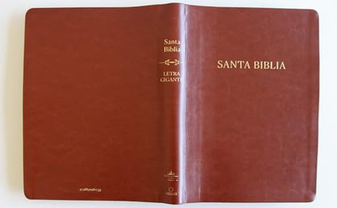 Image of Biblia RVR 1960 Letra Súper Gigante Marrón Símil Piel