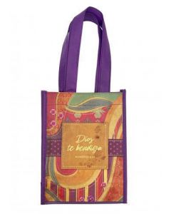 Bolsa Tote Bag Pequeña a Todo Color Dios Te Bendiga