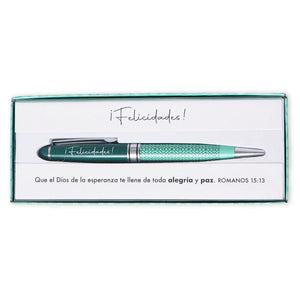 BOLIGRAFO DE LUJO EN CAJA DE REGALO FELICIDADES