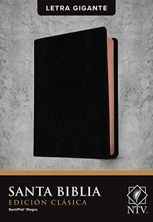 Biblia NTV Clásica Letra Gigante Negro