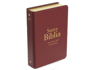 Biblia RVR 1960 Letra Súper Gigante Símil Piel Borgoña