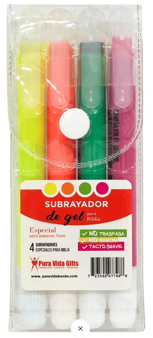 Pack de 4 Marcadores de Biblia