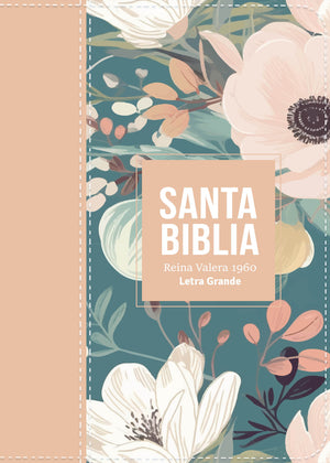 Biblia RVR 1960 Compacta Letra Grande 11 puntos Símil Piel Crema