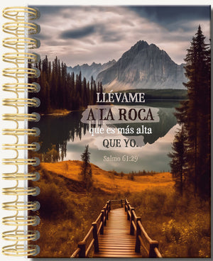 Libreta de Anillas con Elásico Llévame a la Roca