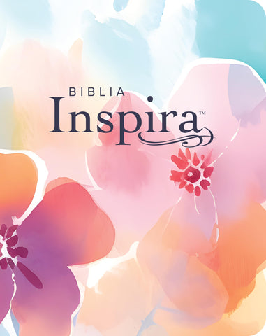 Image of Biblia NTV Inspira Paraíso Floral Símil Piel