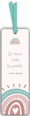 Marcador de Libro con Ribbon El Amor Todo lo Puede