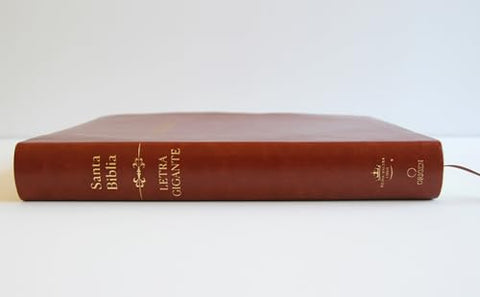 Image of Biblia RVR 1960 Letra Súper Gigante Marrón Símil Piel