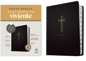 Biblia NTV Margen Amplio Filament Tapa Dura Cruz Índice