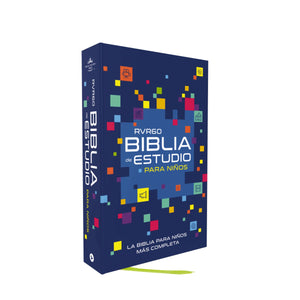Biblia RVR 1960 de Estudio para Niños Tapa Dura