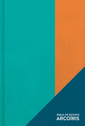 Biblia RVR 1960 de Estudio Arcoíris Verde Multicolor Tapa Dura