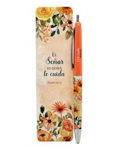 Pack Bolígrafo con Marcador de Libro. el Señor Es Quien Te Cuida