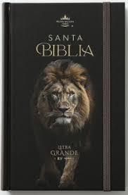 Biblia RVR 1960 Tamaño Manual Letra Grande Tapa Dura León de Judá Tapa Dura