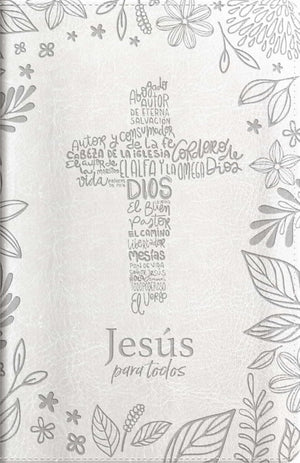 Biblia RVR 1960 Jesús para Todos Letra Grande Tamaño Manual Marfíl Símil Piel con Índice