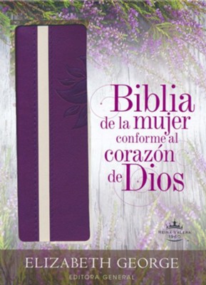 Biblia RVR 1960 de la Mujer Conforme al Corazón de Dios Piel Morado