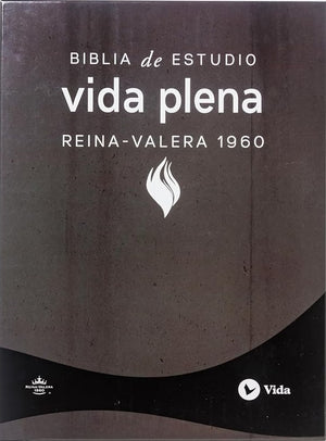 Biblia RVR 1960 de Estudio Vida Plena Piel Negra