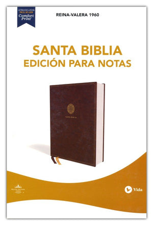 Biblia RVR 1960 para Notas Piel Café