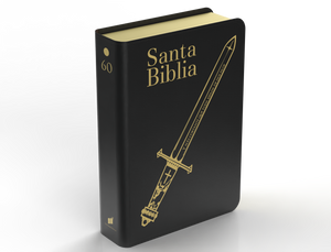 Biblia RVR 1960 Letra Súper Gigante Símil Negro Espada