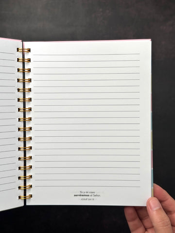 Image of Libreta de Anillas con Elásico Confía en el  Señor