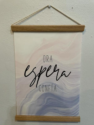 Cuadro Art Scroll Ora Espera Confia