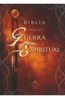 Biblia RVR 1960 de Estudio Guerra Espiritual Tapa Dura con Índice