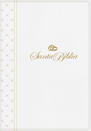 Biblia NTV Manual Letra Grande con Filament Símil Piel Blanco Índice Letra Roja