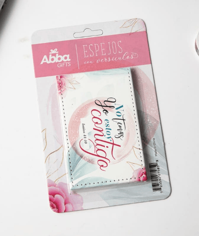 Image of Espejito Compacto de Cuero No Temas