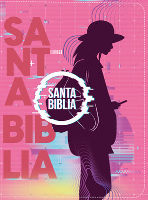 Biblia RVR 1960 Compacta Jóvenes Rosado Símil Piel
