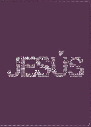 Biblia RVR 1960 Bolsillo Símil Piel Jesús Morado