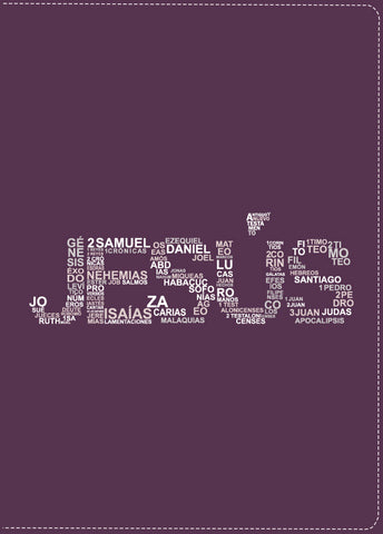 Image of Biblia RVR 1960 Bolsillo Símil Piel Jesús Morado