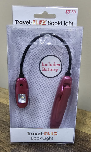 TRAVEL-FLEX BOOKLIGHT PINK (LUZ PARA LEER LIBROS ROSADA)