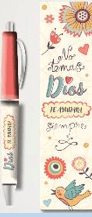 Pack Bolígrafo con Marcador de Libro No Temas Dios Te Ayudará