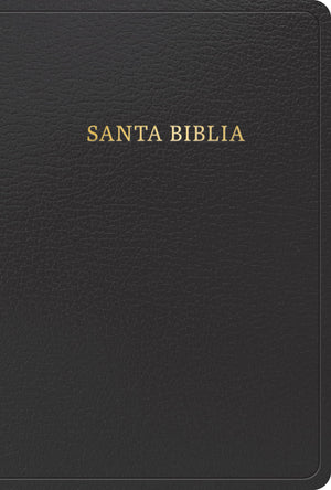 Biblia RVR 1960 Tamaño Manual Símil Piel Negra con Índice