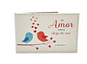 Espejito Compacto de Cuero el Amor