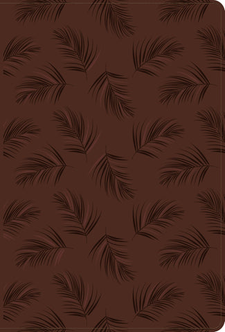 Image of Biblia NTV Ultrafina  Letra Grande con Filament Símil Piel Palmera Café Índice Letra Roja Cierre