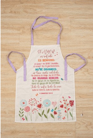Delantal Mandil de Algodón: El Amor