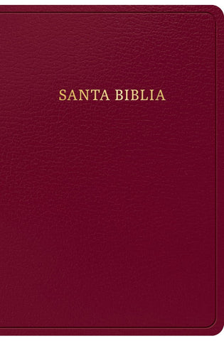 Image of Biblia RVR 1960 Letra Grande Tamaño Manual Borgoña Símil Piel