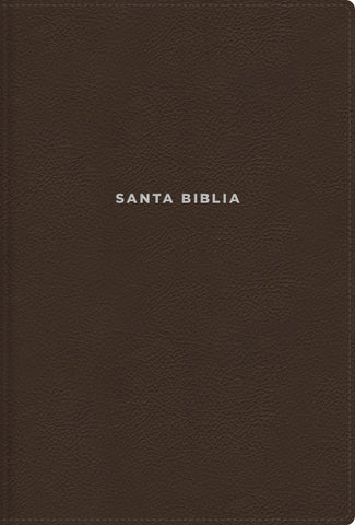 Image of Biblia NVI de Estudio Letra Grande Café Símil Piel