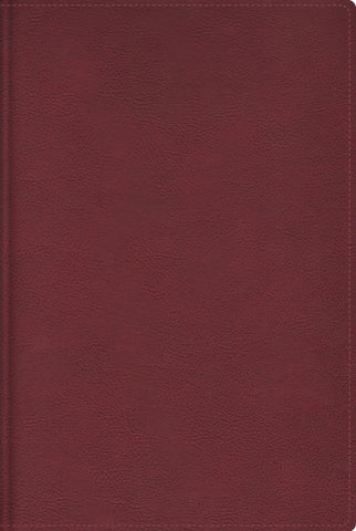 Image of Biblia RVR de Estudio Trasfondo Cultural Piel Rojo Vino Interior a Color Comfort Print