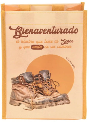 Image of Bolsa Tote Bag Pequeña a Todo Color. Bienaventurado el Hombre