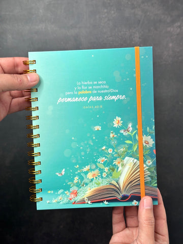 Image of Libreta de Anillas con Elásico La Palabra de Nuestro Señor