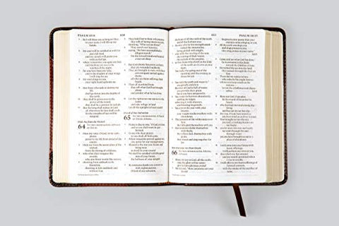 Image of ESV LARGE PRINT COMPACT BIBLE (TRUTONE BERRY, FLORAL DESIGN)